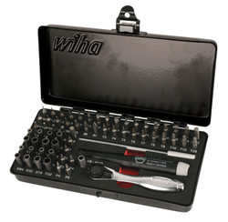 Wiha 75965 - Sys 4 Master Tech Ratchet Micro Bit Set