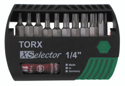 Wiha 79445 - Torx® XSelector Bit Set T7-T40