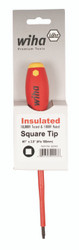 Wiha 92043 - Insulated Square Tip Driver #1 x 100mm