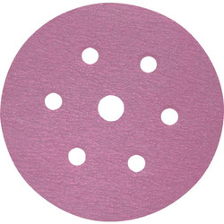 Sia Abrasives - 6", 6 hole Velcro Sanding Disc 40 Grit Box/50Pcs