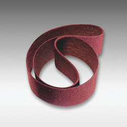 Sia Abrasives - 3"W x 24"L Sanding Belt 150 Grit Non-Woven, Maroon