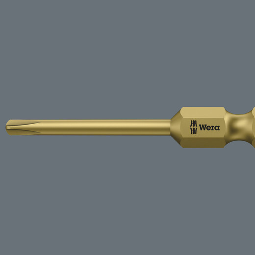 Bits with reduced shaft diameter ensure that screws can be sunk without damaging the surface. This is particularly necessary in drywall construction applications.