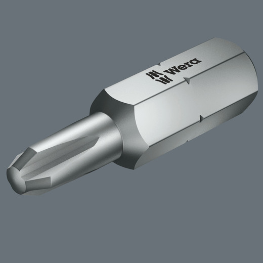 Bits with reduced shaft diameter ensure that screws can be sunk without damaging the surface. This is particularly necessary in drywall construction applications.