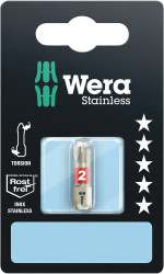 Wera 05073611001 - 3851/1 Ts Ph 2 X 25 Mm Sb Bits For Phillips Screws