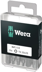 Wera 05072411001 - 867/1 Z Tx 30 X 25 Mm Diy-Box Bits For Torx Socket Screws Diy-Box