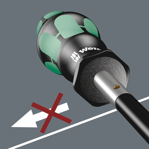 The hexagonal non-roll feature prevents any rolling away at the workplace.