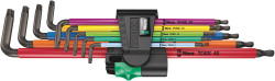 Wera 05024480001 - 967/9 Tx Xl Multicolour 1 L-Key Set For Tamper-Proof