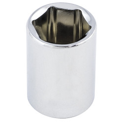 ITC 025007 - 1/4" DR x 7/32" Regular Chrome Socket - 6 Point