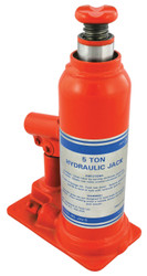 Jet 140103 - (JHJ-5) 5 Ton JET Hydraulic Bottle Jack - Super Heavy Duty