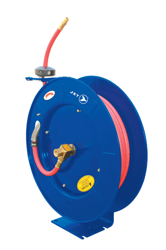 Jet 391726 - (AW1250) 1/2 x 50' Retractable Air/Water Hose Reel
