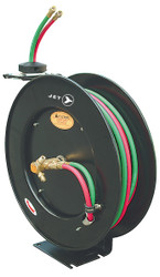 Jet 391746 - (OA1450) 1/4" x 50' Retractable Oxy-Acetylene Hose Reel - Heavy Duty