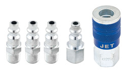 Jet 420091 - (I5PCS) 5 PC I/M Air Fitting Set - 1/4" Body x 1/4" NPT