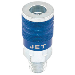 Jet 420552 - (PCM3838) "P" Type Automotive Coupler - 3/8" Body x 3/8" NPT Male Thread