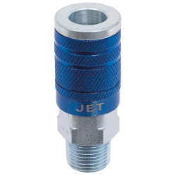 Jet 420752 - (GCM1212) "G" Type Industrial / Automotive Coupler - 1/2" Body x 1/2" NPT Male Thread