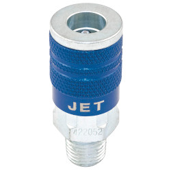 Jet 422052 - (ICM1414B) "I/M" Type Automotive Coupler - 1/4" Body x 1/4" NPT Male Thread