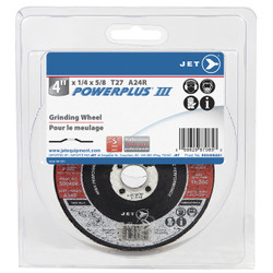 Jet 500408 - 4 x 1/4 x 5/8 A24R POWERPLUS T27 Grinding Wheel