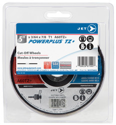 Jet 576A02 - 5 x 3/64 x 7/8 A60PX POWERXTREME T1 Cut-Off Wheels - Clamshell Package