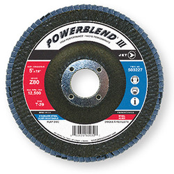 Jet 503244 - 7 x 7/8 Z120 POWERBLEND T29 Zirconia Flap Disc