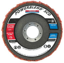 Jet 503523 - 5 x 7/8 Coarse POWERBLEND SCD T29 Surface Conditioning Flap Disc