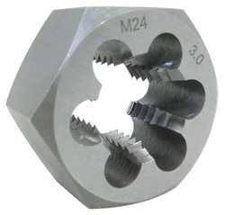 Jet 530853 - 3mm-0.6 Alloy Steel Metric Hex Dies (1" Hex)