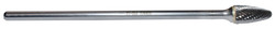 Jet 534455 - (F5-DL6) 1/2" JET-KUT® Long Shaft Tree Shape Bur (Radius End)