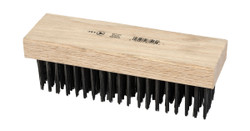 Jet 551120 - (6SB) 6 Row, Straight Back, Carbon Steel Hand Wire Scratch Brush