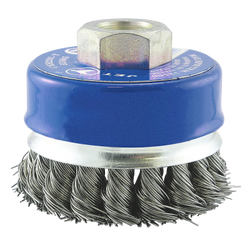 Jet 553665 - 2-3/4 x 5/8-11NC Knot Banded Cup Brush - High Performance SST