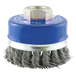 Jet 553667 - 3 x 5/8-11NC Knot Banded Cup Brush - High Performance SST