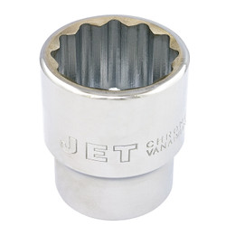 Jet 673212 - 3/4" DR x 3/4" Regular Chrome Socket - 12 Point