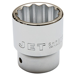 Jet 673619 - 3/4" DR x 19mm Regular Chrome Socket - 12 Point