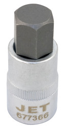 Jet 677362 - 1/2" DR x 12mm S2 2" Long Hex Bit Socket