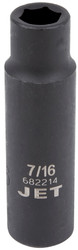Jet 681232 - 3/8" x 1" Deep Impact Socket - 6 Point