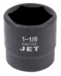 Jet 682128 - 1/2" DR x 7/8" Regular Impact Socket - 6 Point