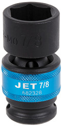 Jet 682328 - 1/2" DR x 7/8" Universal Regular Impact Socket - 6 Point