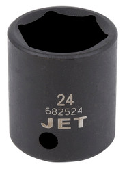 Jet 682524 - 1/2" DR x 24mm Regular Impact Socket - 6 Point