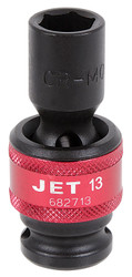 Jet 682713 - 1/2" DR x 13mm Universal Regular Impact Socket - 6 Point