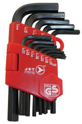 Jet 775112 - (JHK-13) 13 PC S.A.E. Short Arm Hex Key Set