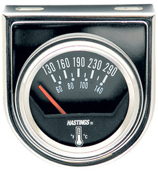 Jet TA1136 - Chrome Series Electrical Water and Oil Temperature Gauge Kit