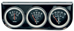 Jet TA1308 - Chrome Series Triple Ammeter, Oil Pressure and Water Temperature Gauge Kit