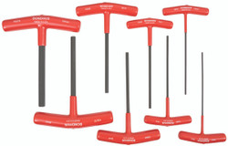 Bondhus 15287 - 8 Piece 6" Length Hex T-Handle Set - Sizes: 2-10mm