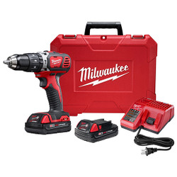 Milwaukee 2607-21CT - M18 Compact 1/2" Hammer Drill/Driver Kit