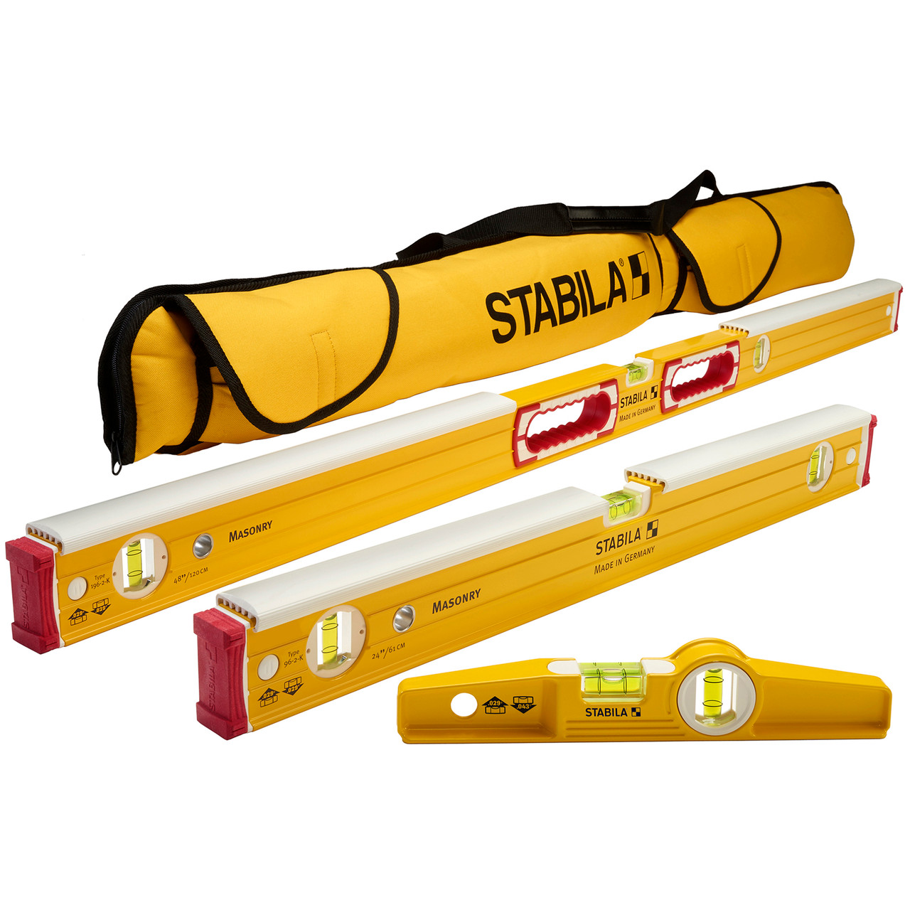 Stabila 48296 Type 96K Mason 3 Level Set Canucktools