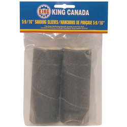 King Canada SL-520-K-80 - 2 pc. 5-9/16" x 2" -80 Grit wood sanding sleeve kit