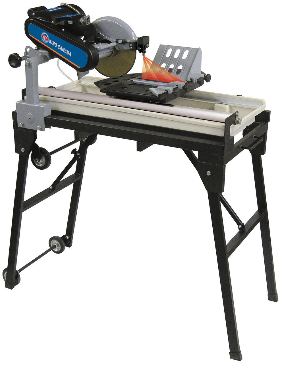 King Canada KC-3010NB - 10'' Sliding tile saw with laser guide -  Canucktools.ca