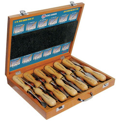 King Canada K-1212 - 12 pc. Wood carving chisel set