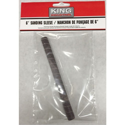 King Canada SL-638-80 - 6 x 3/8 x 80 Grit abrasive sleeve - pkg 1