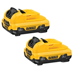 DEWALT DCB124-2 - 12V MAX Lithium Ion Battery 3.0Ah (2-Pack)