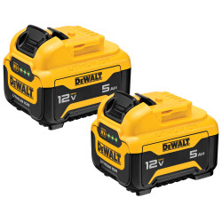 DEWALT DCB126-2 - 12V MAX Lithium Ion Battery 5.0Ah (2-Pack)