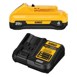 DEWALT DCB240C - 20V MAX Li-Ion Compact Battery (4.0 Ah) W/ Charger