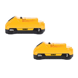 DEWALT DCB230-2 - 20V MAX Li-Ion Compact Battery 2-Pack (3.0 Ah)